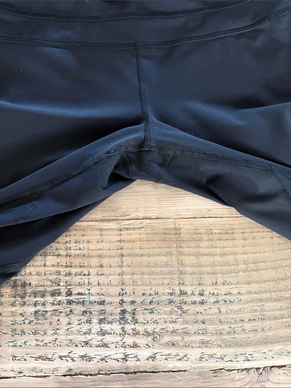 lululemon athletica Black Workout Leggings with Reflective Logo